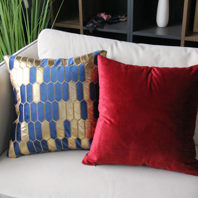 European Home Leather Sofa Pillow Pillow Thick Cushion Set Bedroom Headboard Pillow Waist Pillow Living Room details Picture