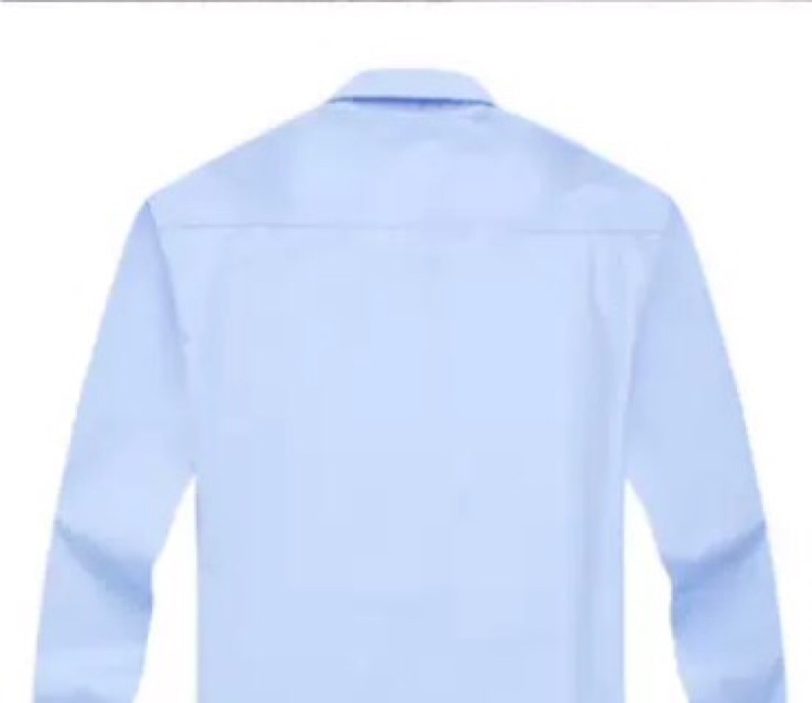 Spring French shirts, men's fitted long-sleeved business sleeves, men's cuffs, high leader button shirts, village shirts, evening gowns, inch sizes Specification image