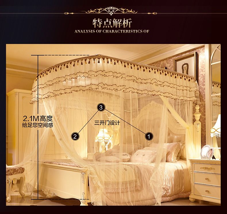 U-Shaped Retractable Mosquito Net 888 undefined