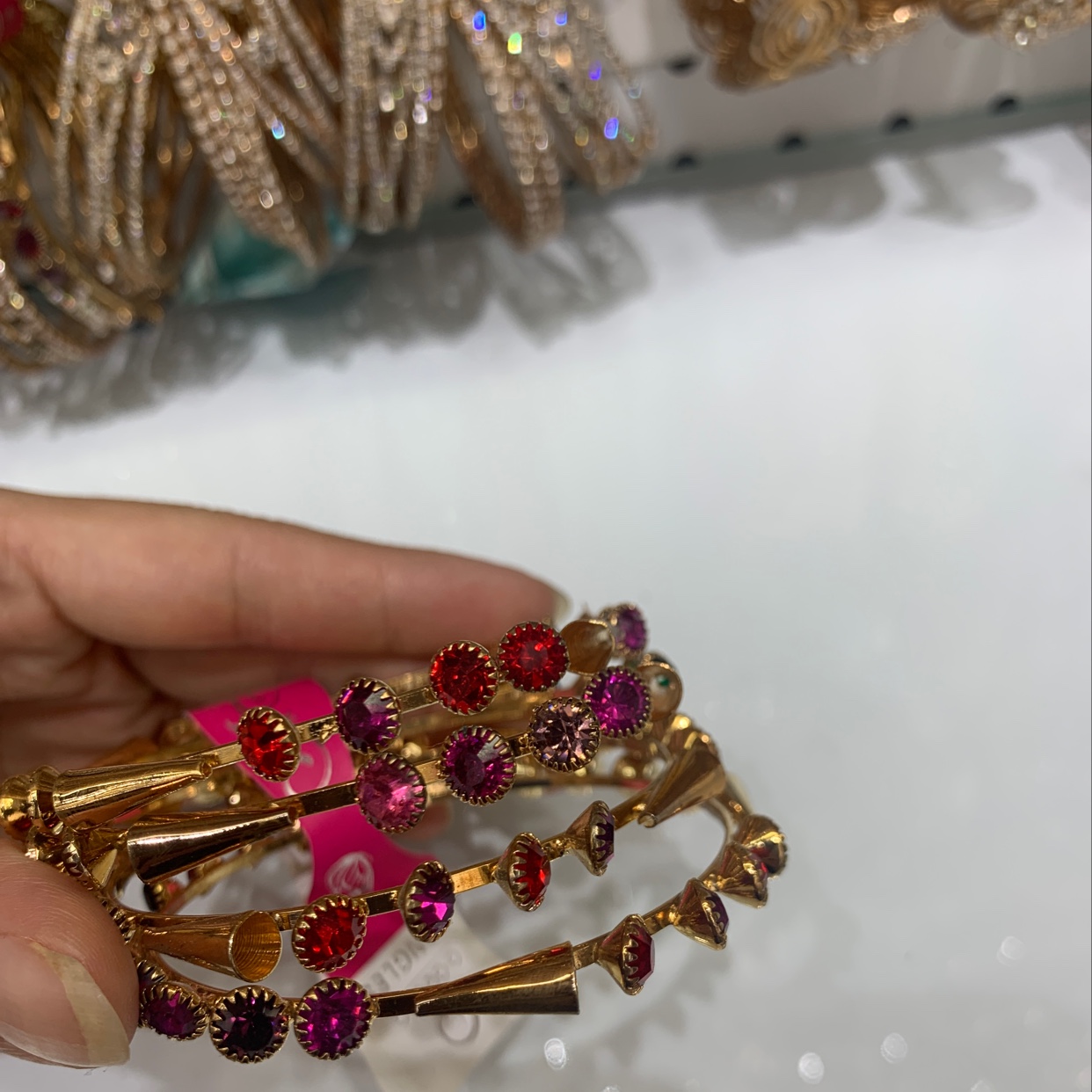 Pulsera de color estilo explosivo