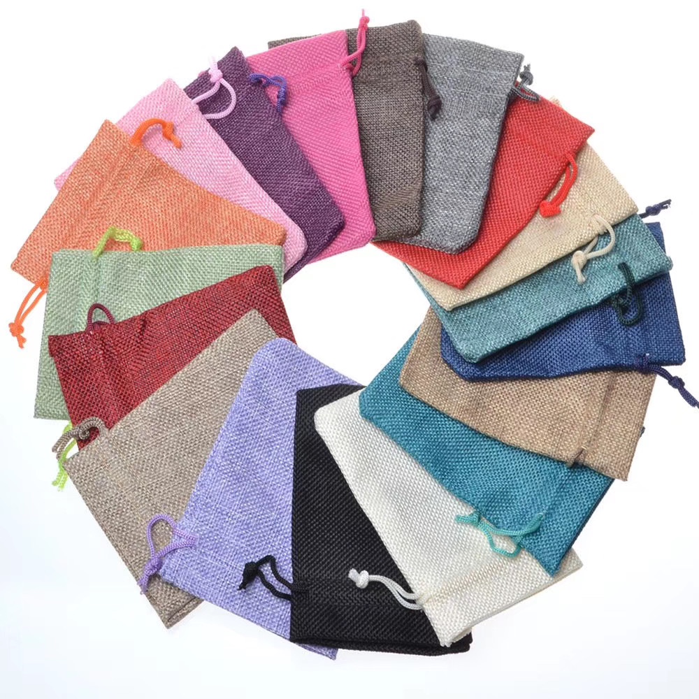 Imitation linen bag 10*14