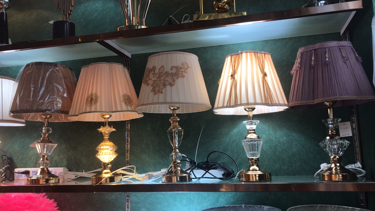 Hongxuan 7 ️ ️ crystal double switch desk lamp details Picture