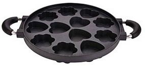 12-hole pattern for cake mold