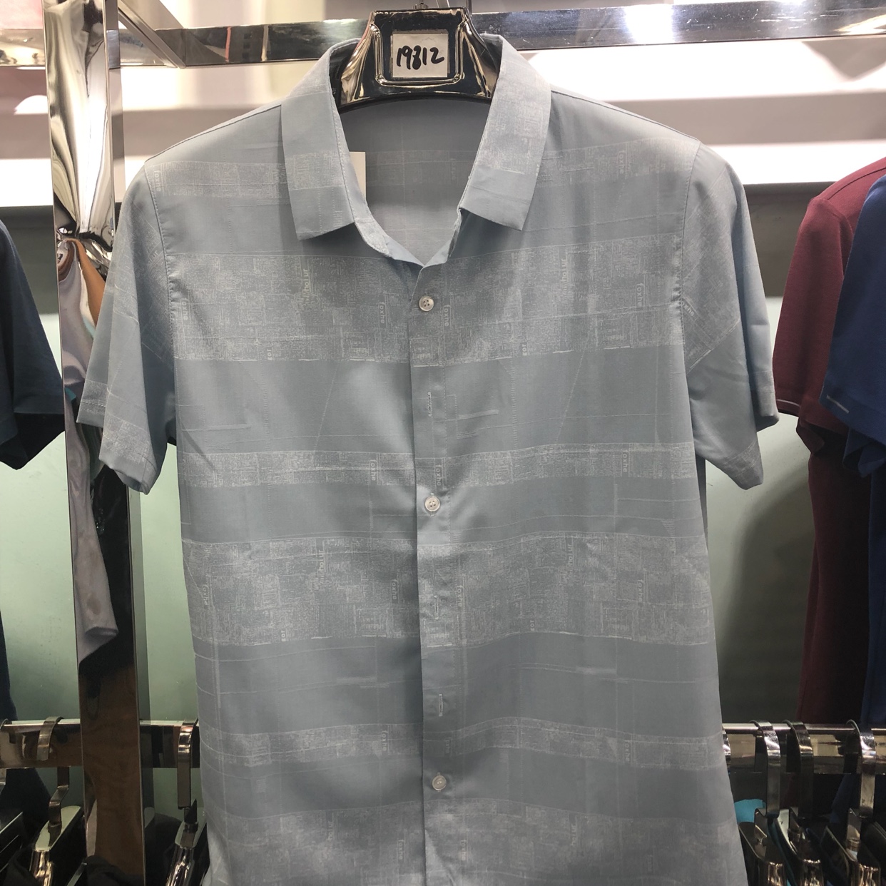 Men cool and breathable thin silk short sleeves thumbnail