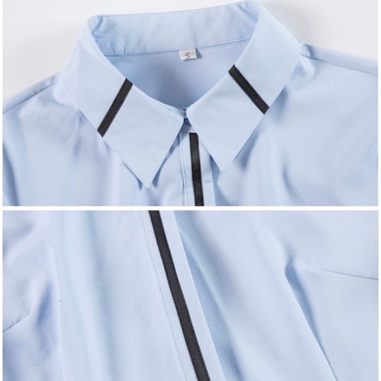New Korean-style slimming casual women's shirt Application Scenario