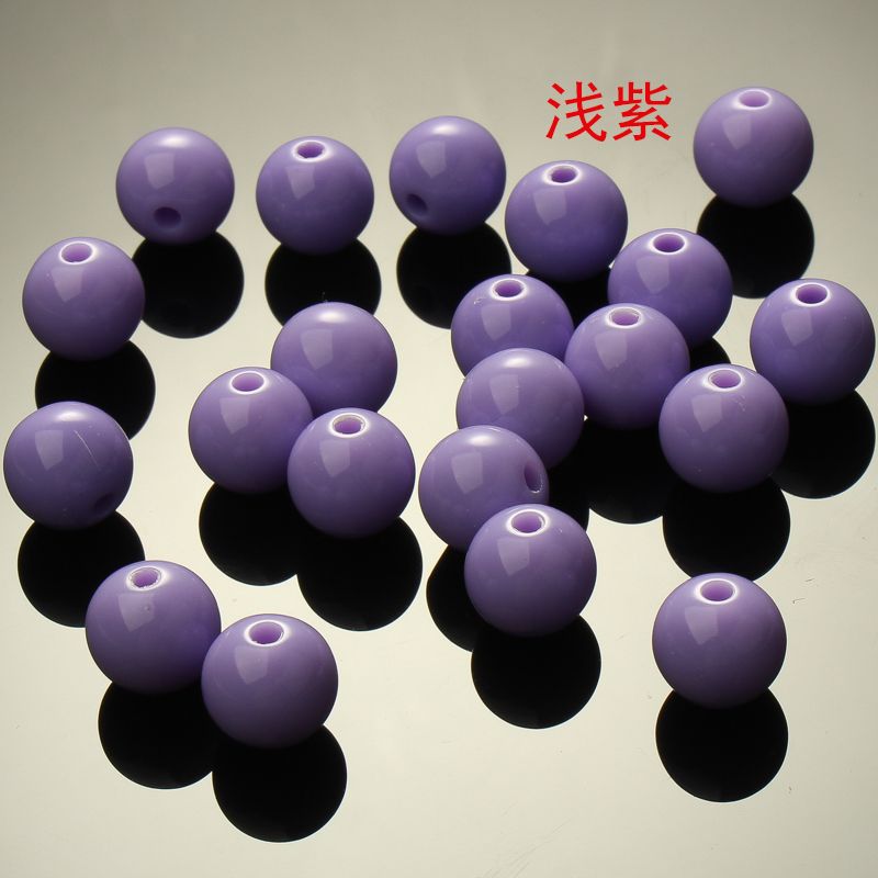 10MM solid color beads DIY beads spring color solid color beads candy beads beads beads bag beads