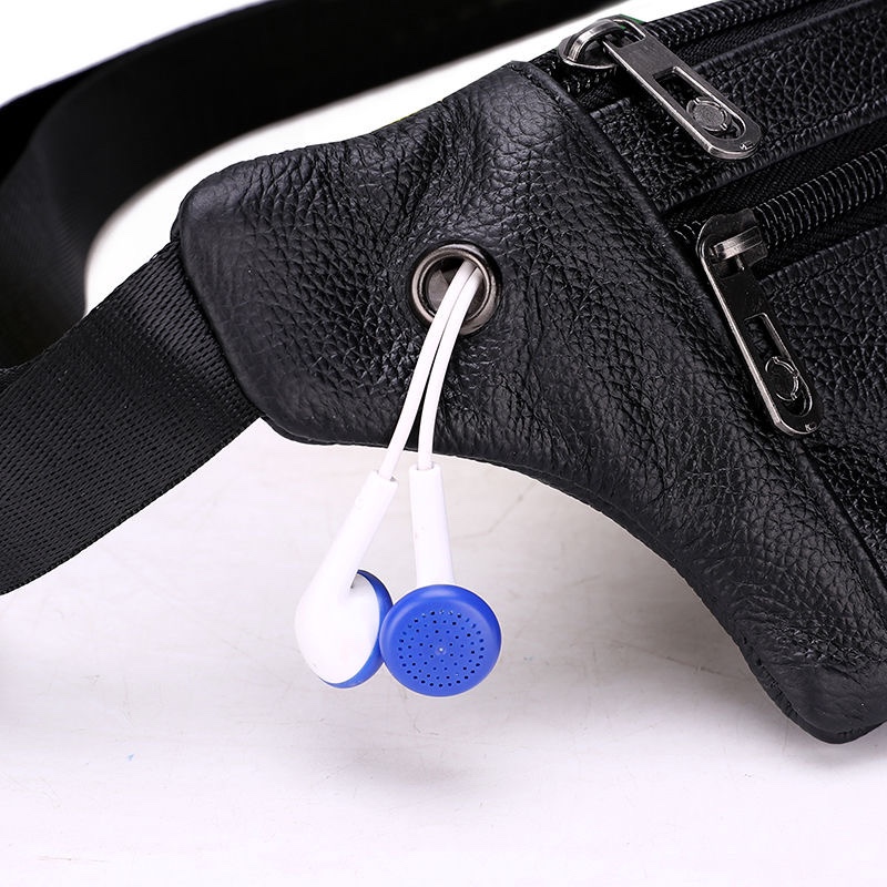 男士腰包实物图