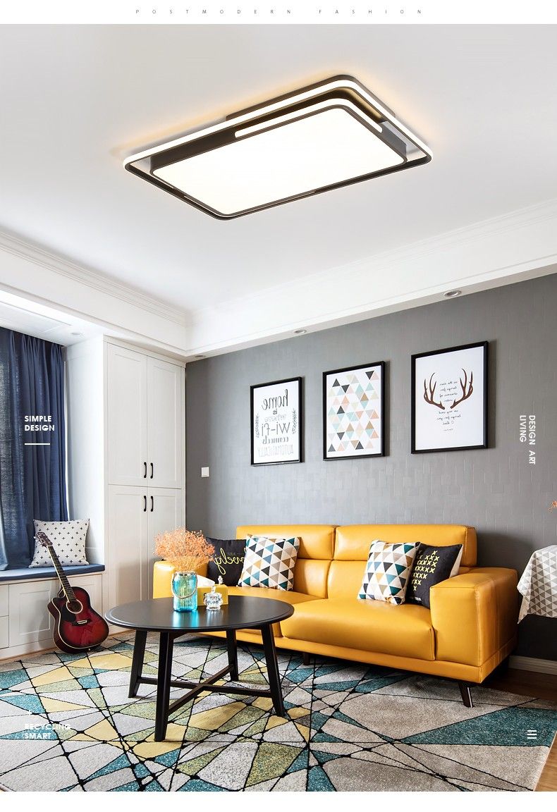 Shanggu Lighting selects the best-selling ironwork + acrylic modern style ceiling lamps and bedroom lamps