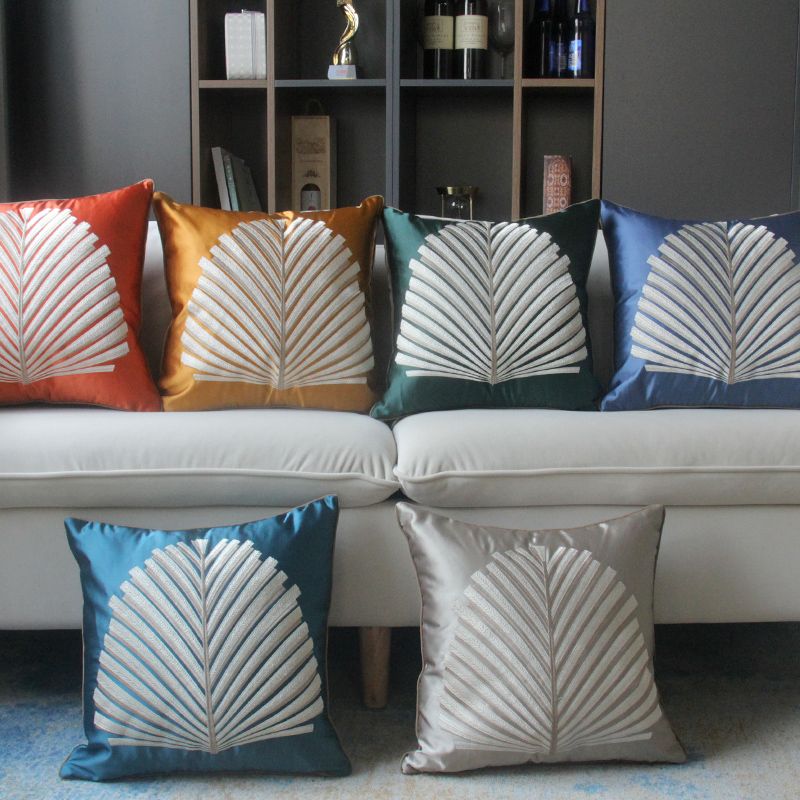 Embroidered cushions, sofa cushions, linen home, living room cushions, office covers Item Picture