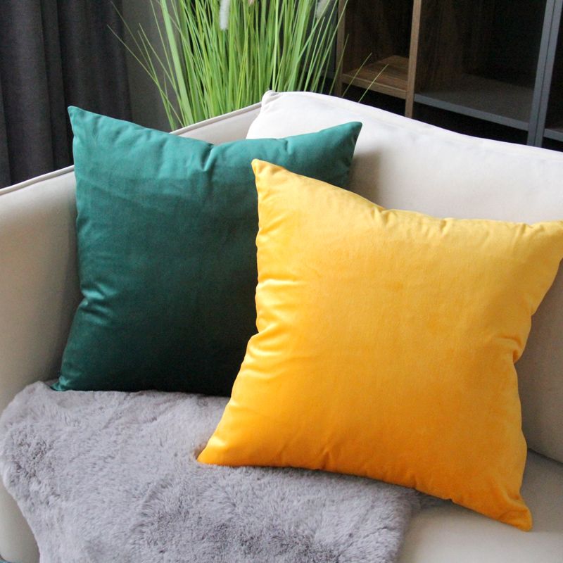 Velvet cushions, sofa cushions, velvet fabric, home living room cushion cover, office Specification image