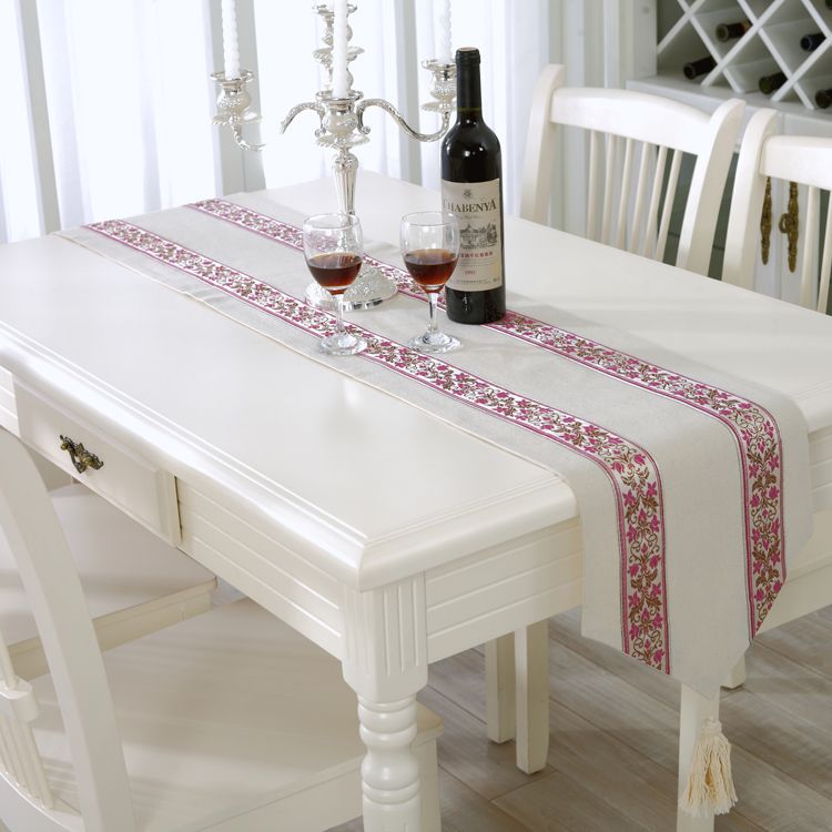Japanese-style tablecloths, cotton and linen artistic tablecloths, Nordic simple and high-end coffee tables and table flags, rectangular desk tablecloths Specification image