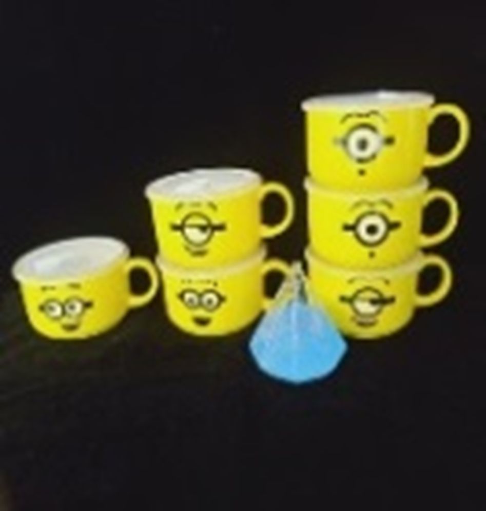 Yiwu Selection minions 6 soup cups /64949 full figure