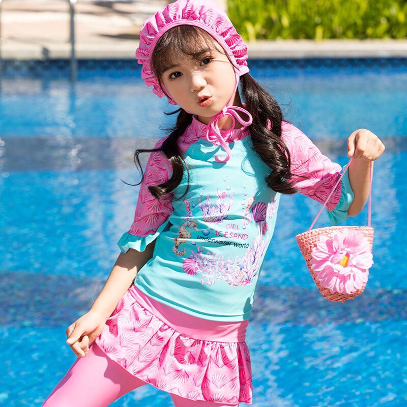 Free Swimsuit for Girls (Korean version) for Children (Chinese version thumbnail