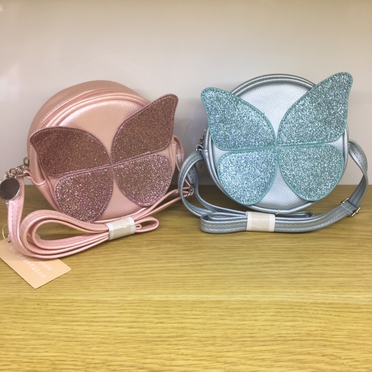 Girl butterfly crossbody bag