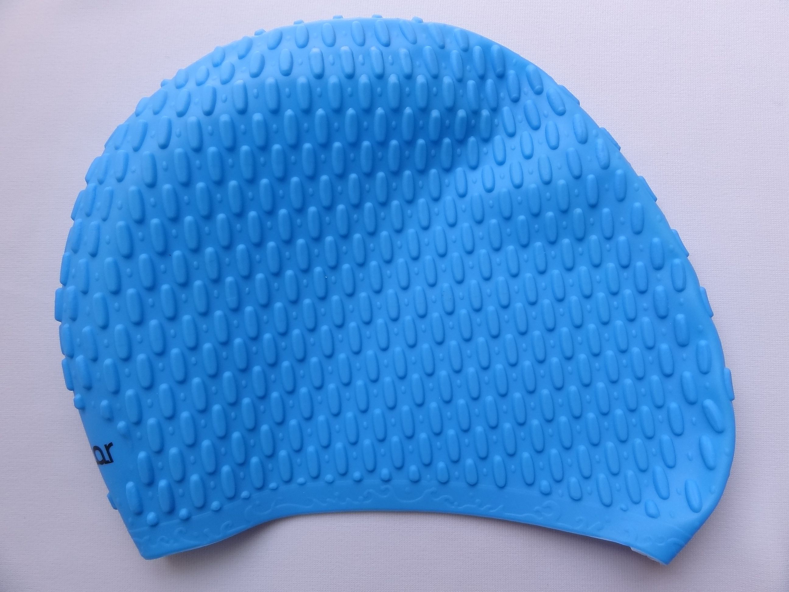 硅胶颗粒泳帽水滴帽女式长发泳帽男超大帽防水保暖泳帽详情图6