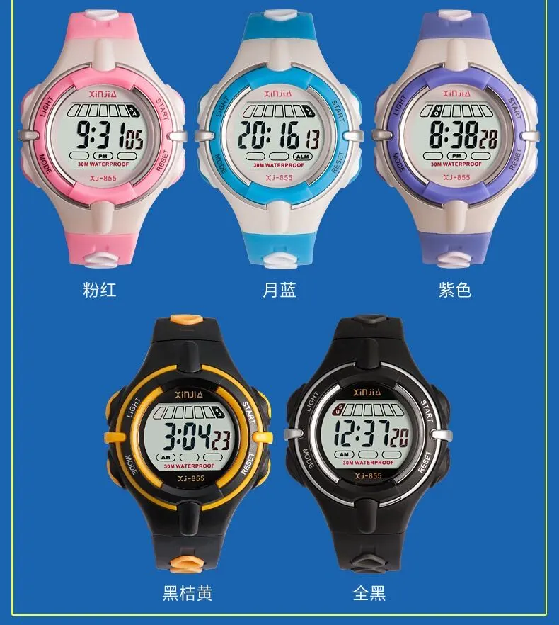 Children's watches, electronic watches for boys and girls, waterproof for daily life, digital sports watches for students, luminous for boys and girls detail image 6