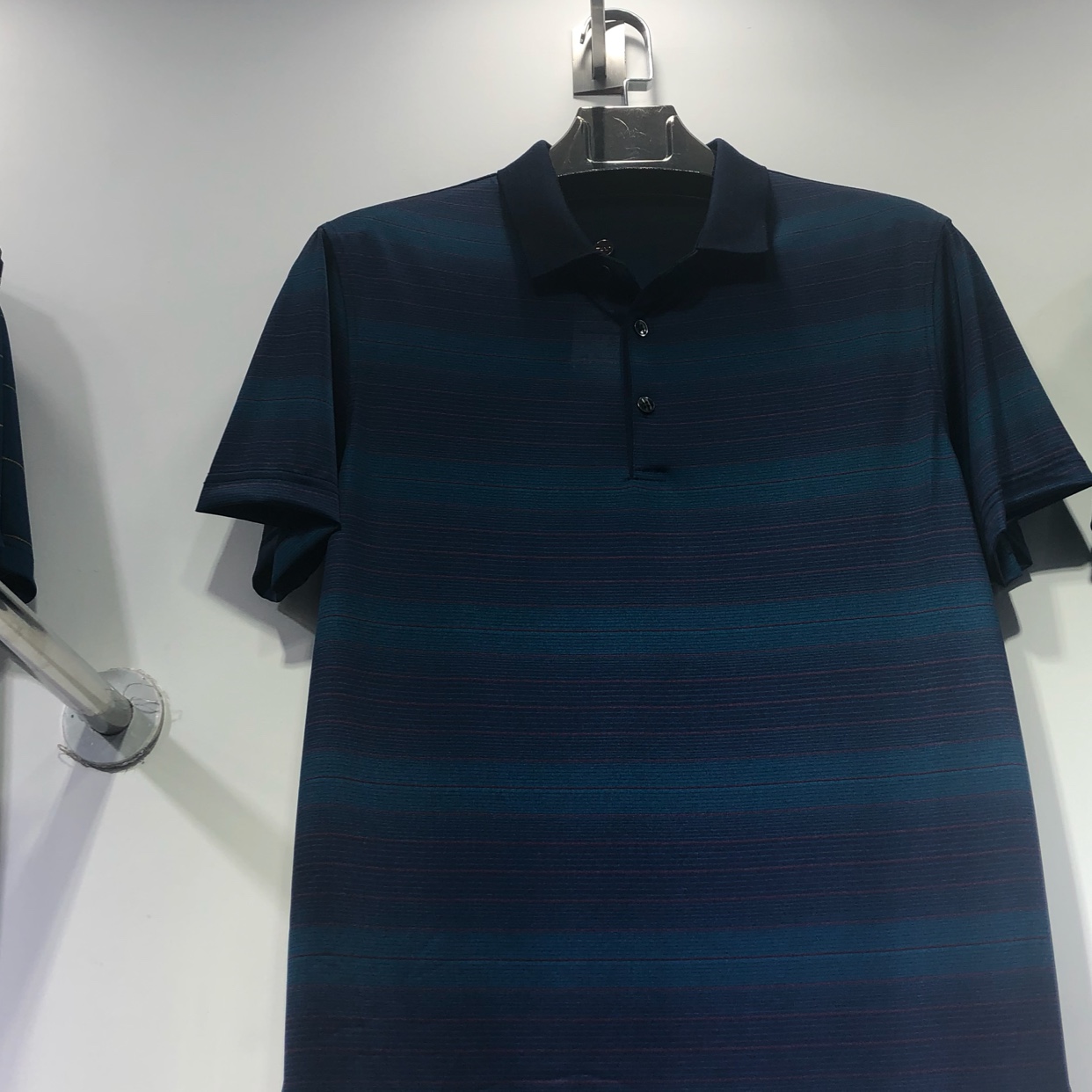 Men's ultra-thin cotton lapel breathable short sleeve thumbnail