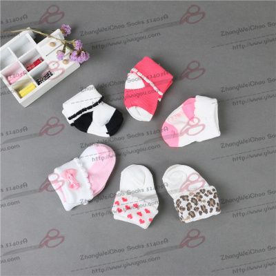 Newborn baby spring and summer children's socks details Picture