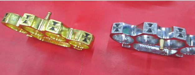 厂价批发PK0810-CH拳扣//铁四指 指虎铁莲花