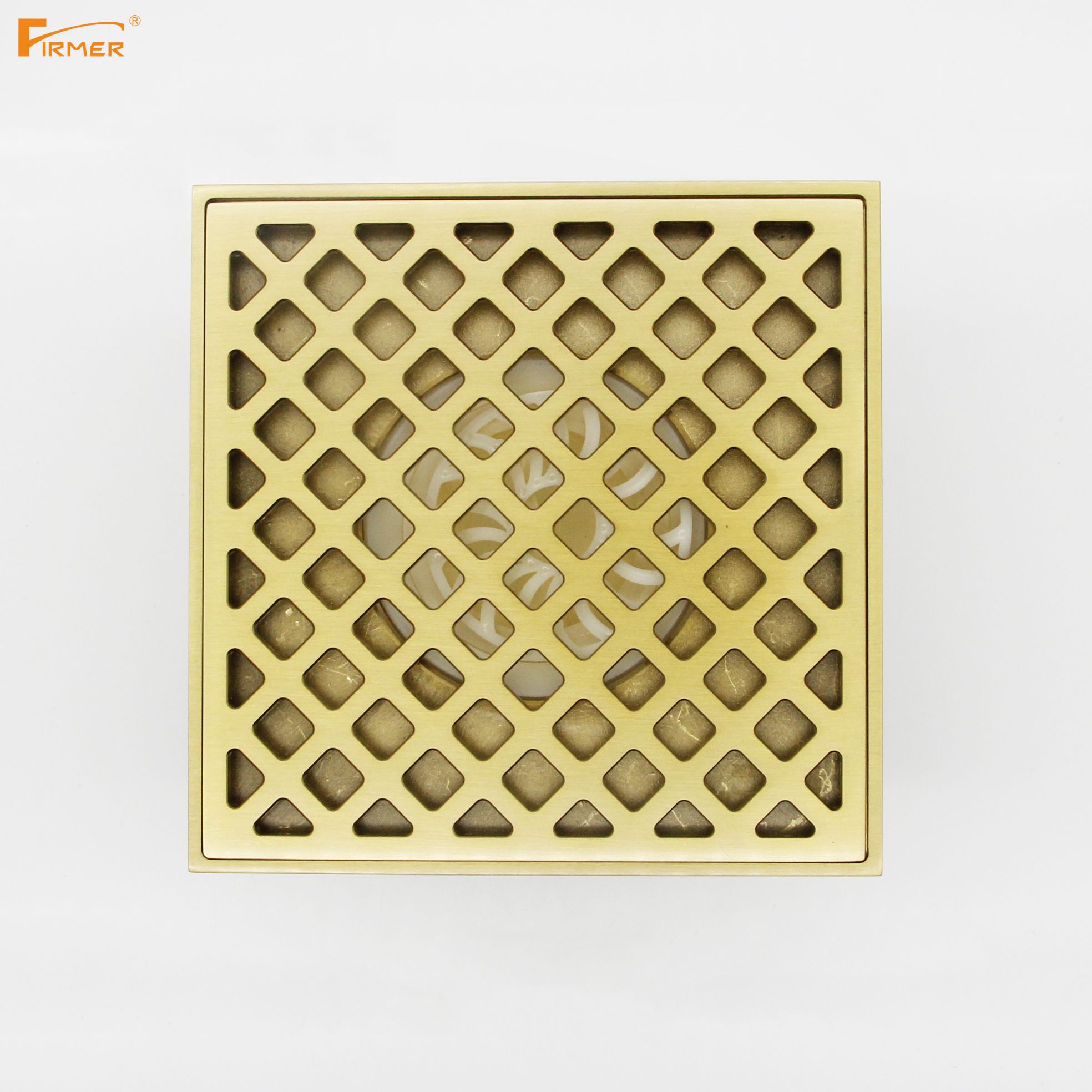 FIRMER all copper deodorant square floor drain bathroom toilet deodorant overflow drainage floor drain Application Scenario