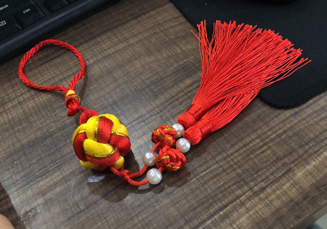 Hand Handle Rope China Knot Lucky Ball Pendant Manufacturers Direct Specification drawing