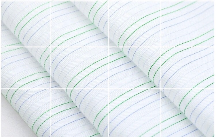 Spring and autumn men's long-sleeved plus-size shirts, form-fitting one-inch shirts for overweight people with loose stripes Application Scenario