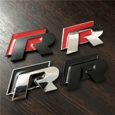 3D sport R logo Rline metal car stickers R logo Golf metal Car stickers R thumbnail