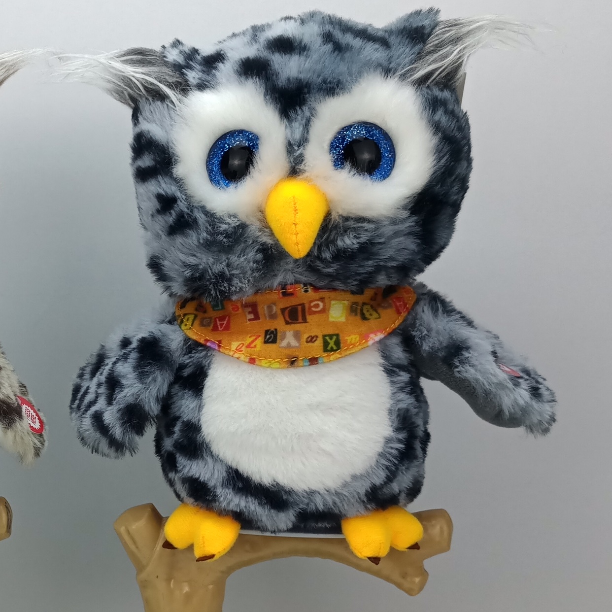Audio owl plush electric toy manufacturer, electric simulation toy, speaking repeat, owl glow, flapping wings, bird chirping, birthday gift merchant Hai HNR Specification image