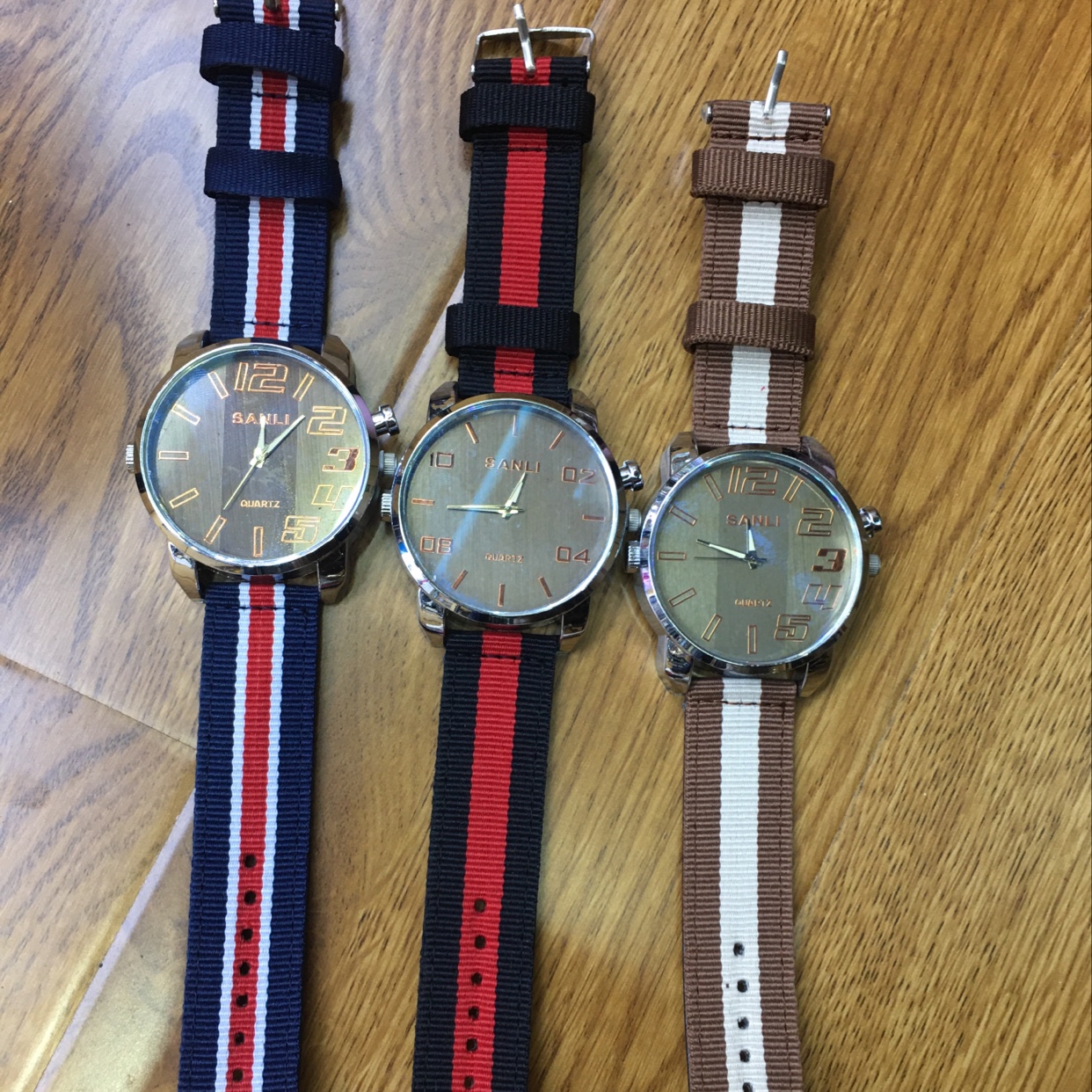 Men's cloth strap watch details Picture