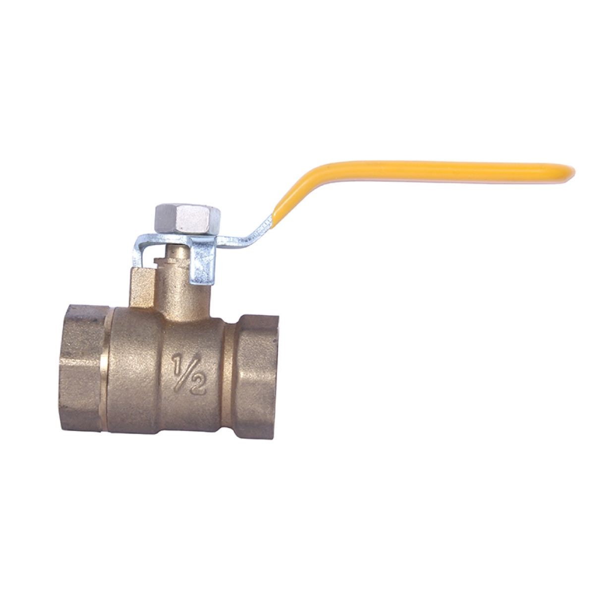 1/2 "copper ball valve in its original color