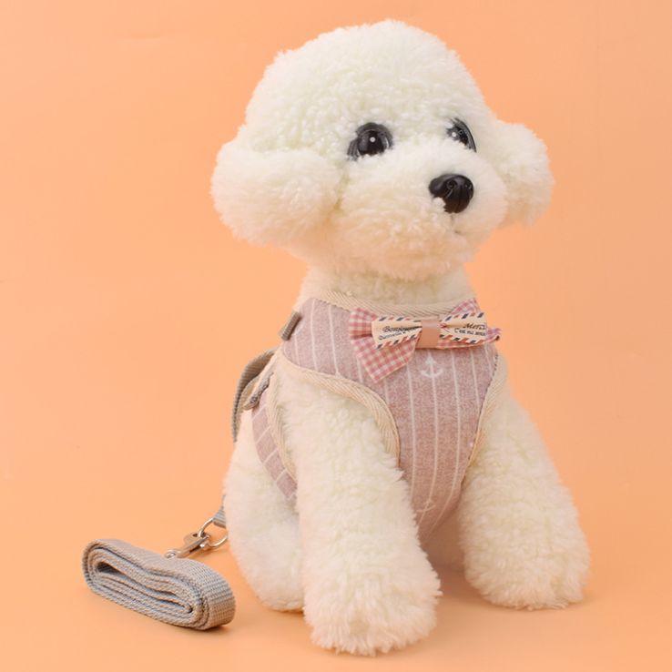Dog leash harness Adjustable small to medium pet leash vest chest strap leash Item Picture