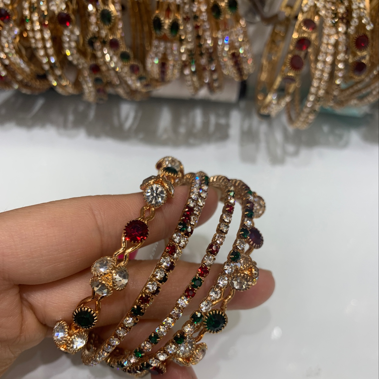 Dieciocho olas pulsera india