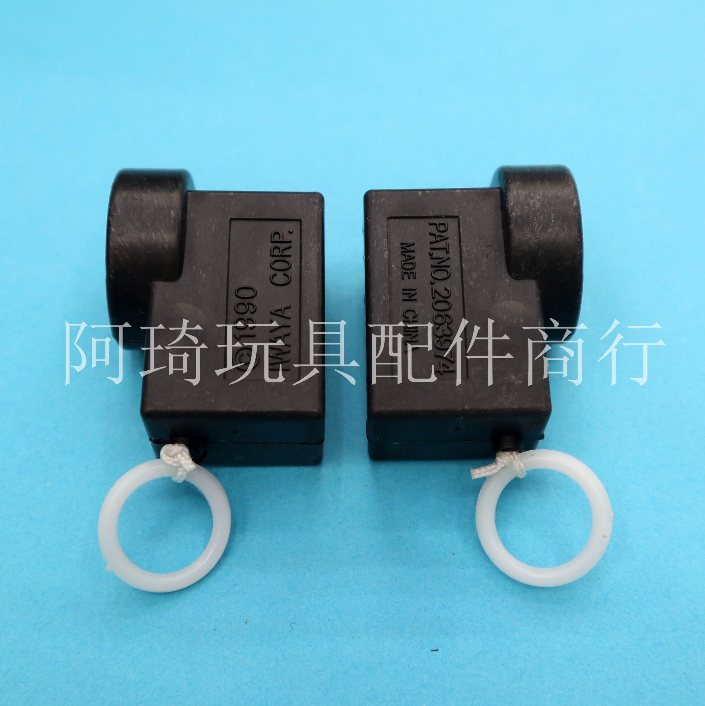 供应毛绒玩具配件黑色单轮拉线振动器拉绳震动机芯小黑拉图