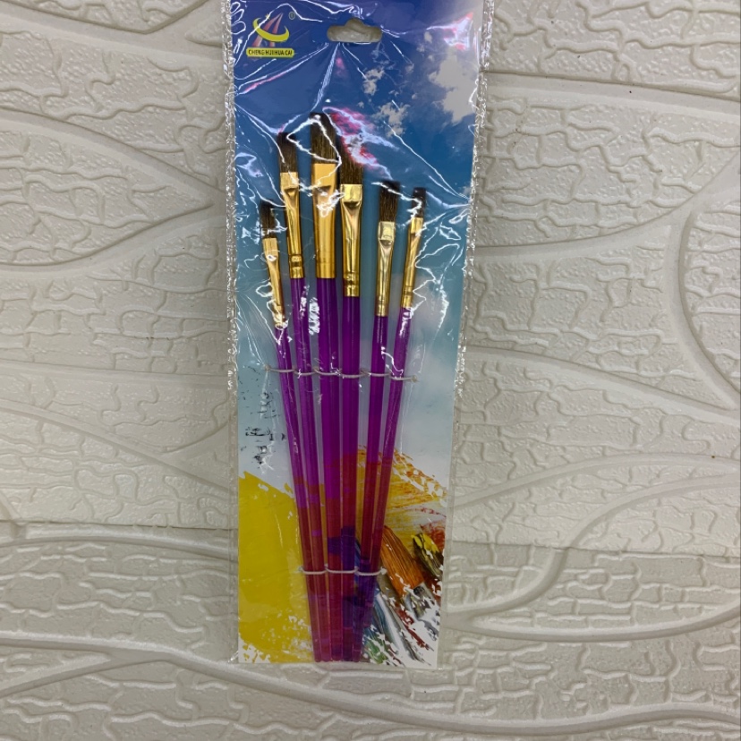 6 installation brushes, watercolor pens, special brushes for art paint