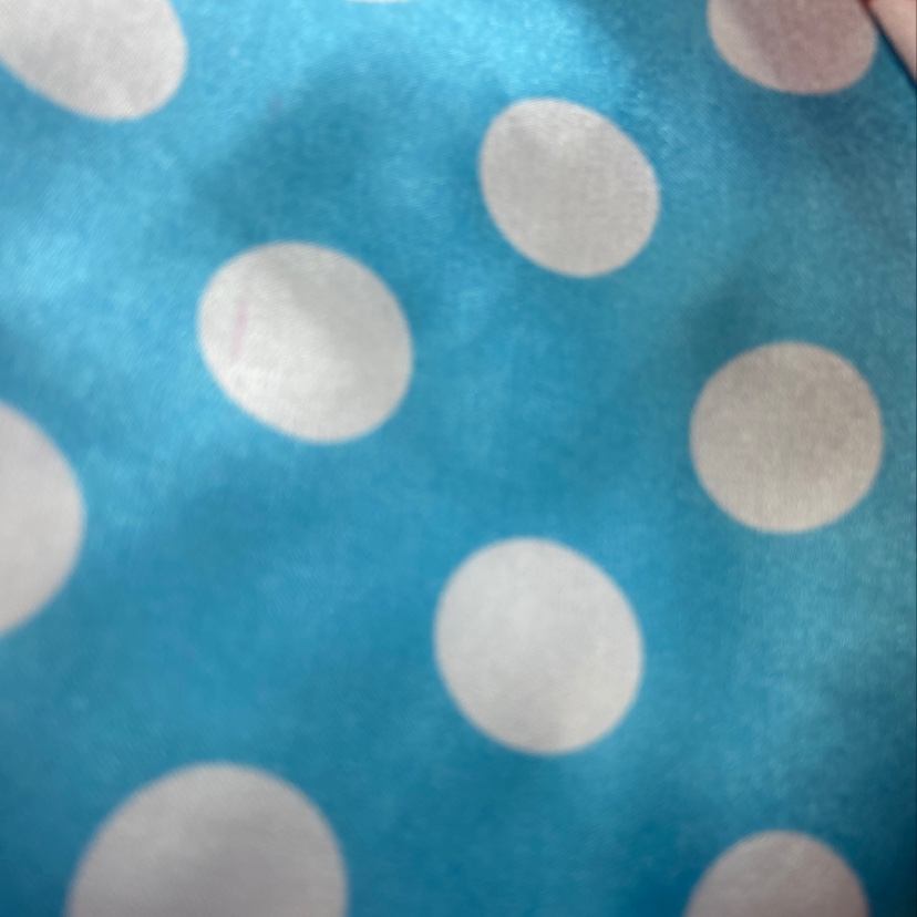 2.8 Polka dot sky blue fabric for clothing, headwear, accessories and handicrafts