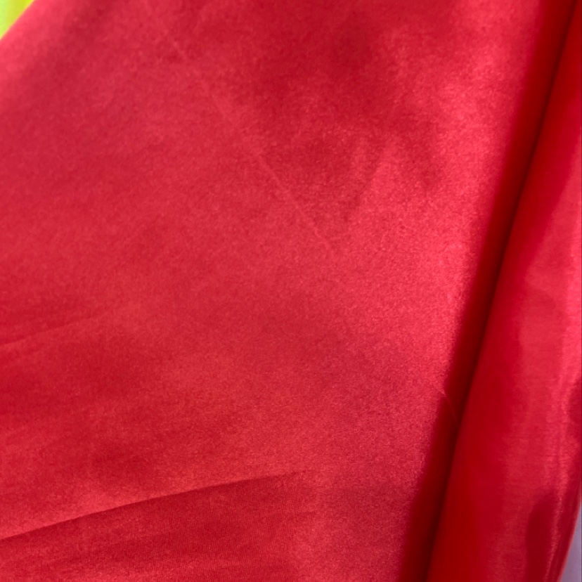 红色丁布服装头饰饰品工艺品面料