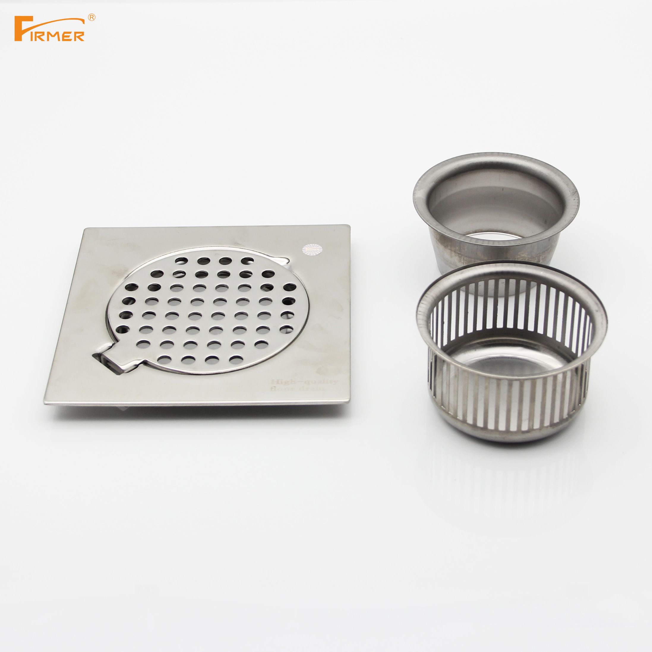 Firmer 304 Stainless Steel Odor-Proof Odor-Proof Floor Drain Warranty Ten Years Between Large Displacement Floor Drain Application Scenario