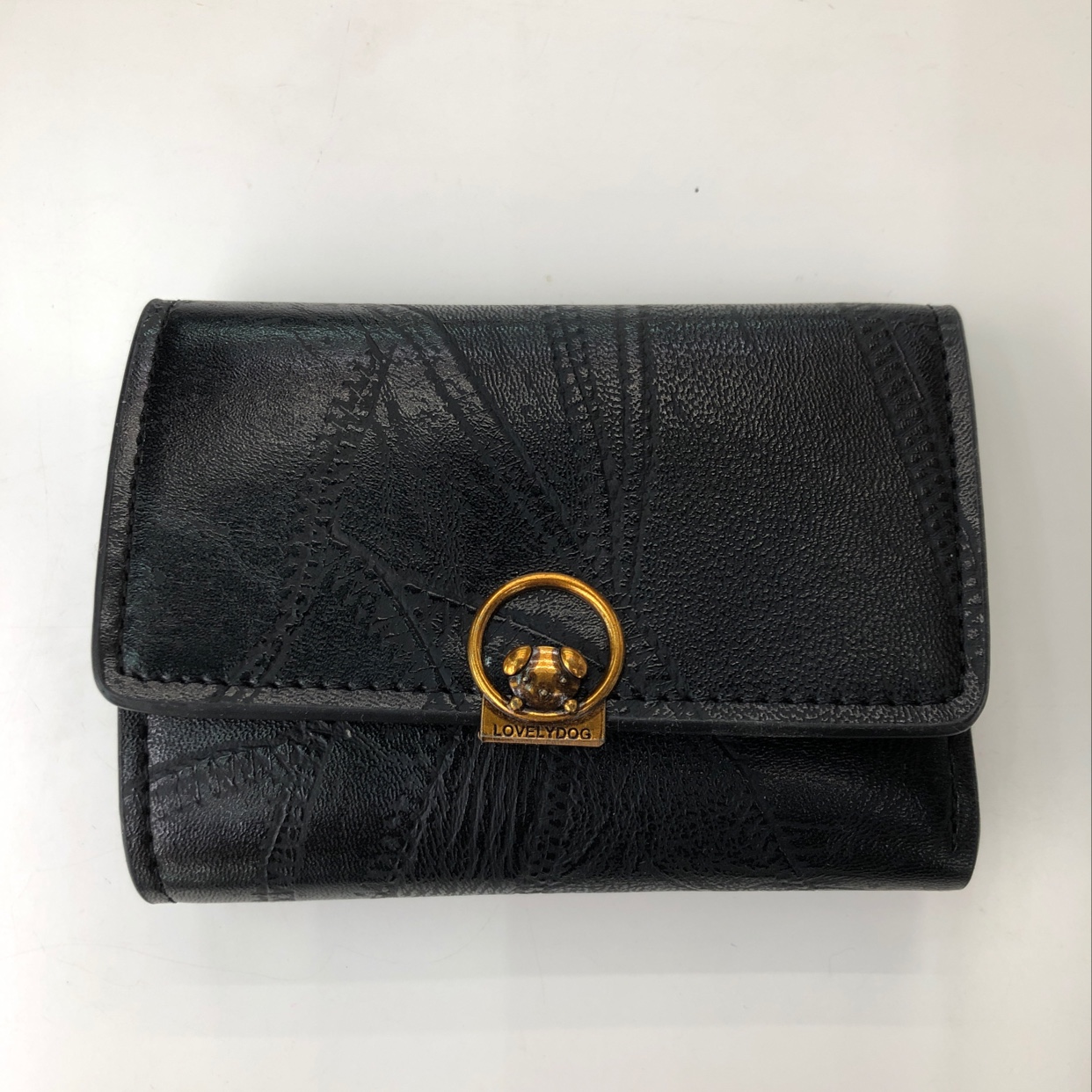 A retro short little dog wallet Specification image