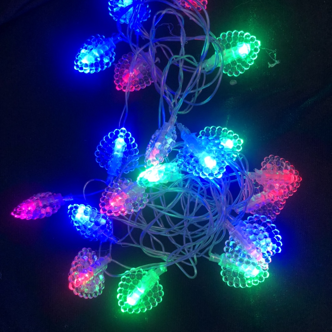 LED luz de dos colores mini luz de color al aire libre patio bar KTV luz decorativa estrella brillo luz de amor boda Specification image