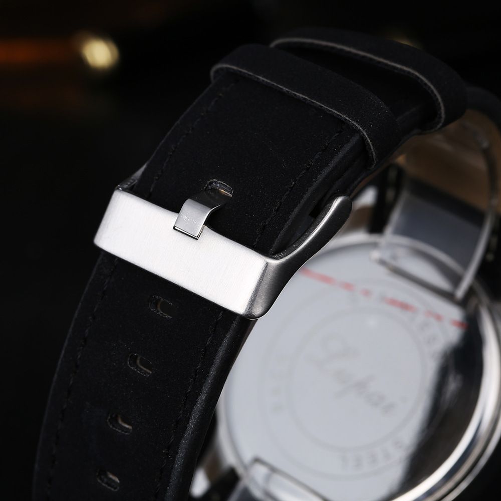 Frosted men's calendar, a popular quartz watch in Europe and America, is a fashionable and casual men's watch for business use detail image 2