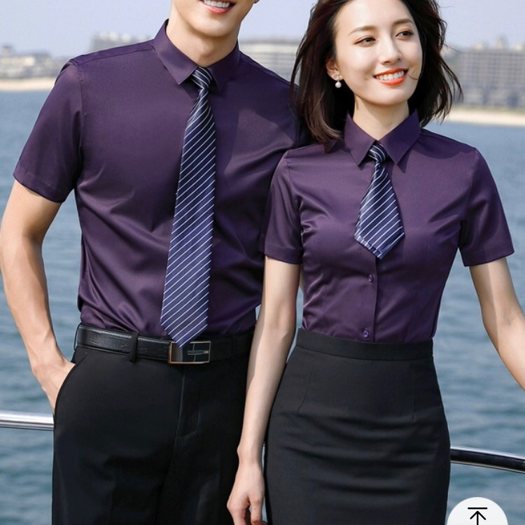New Korean-style slim-fit casual women's shirt for couples Application Scenario