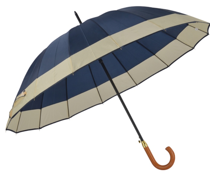 68cm 16-bone automatic edge umbrella, mixed-color umbrella, all-weather umbrella, gift umbrella wholesale details Picture