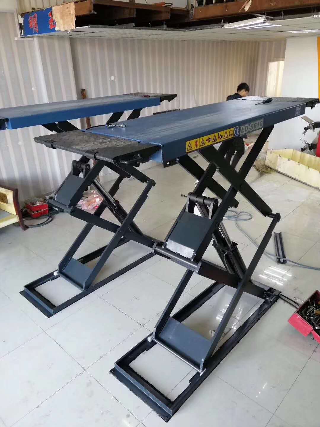 Scissor lift hydraulic lift, automotive maintenance hydraulic equipment 3T