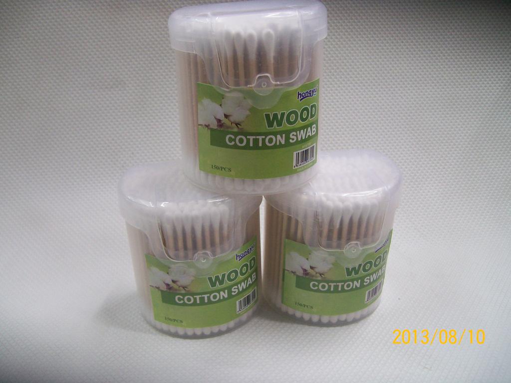 [Red rain] manufacturers directly for 150 loaded bullet sticks cotton swab, cotton swab wholesale custom thumbnail