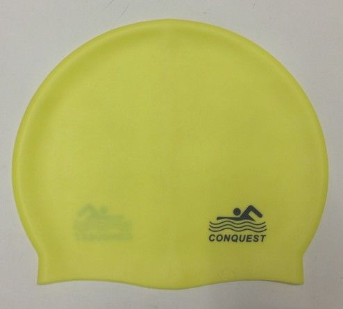 Silicone swimming cap protective cap SC01 swimming cap yellow