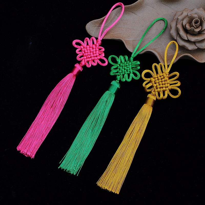 5, 6 Plates Of Chinese Knot Tassel Specification drawing