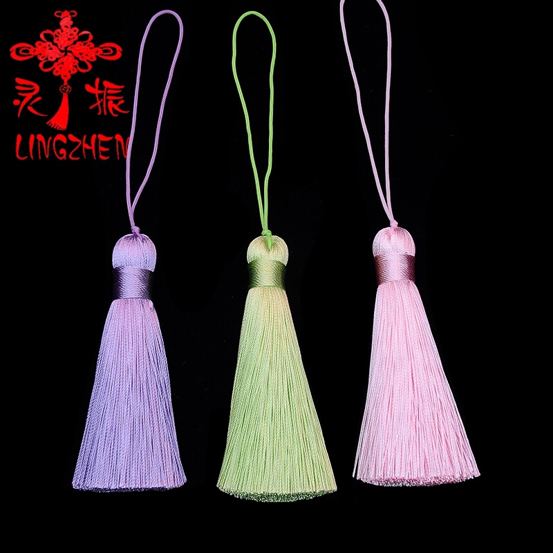 8Cm Polyester Short Fat Tassel Hanging Tassel Ancient Han Clothing Pressure Flaperon undefined
