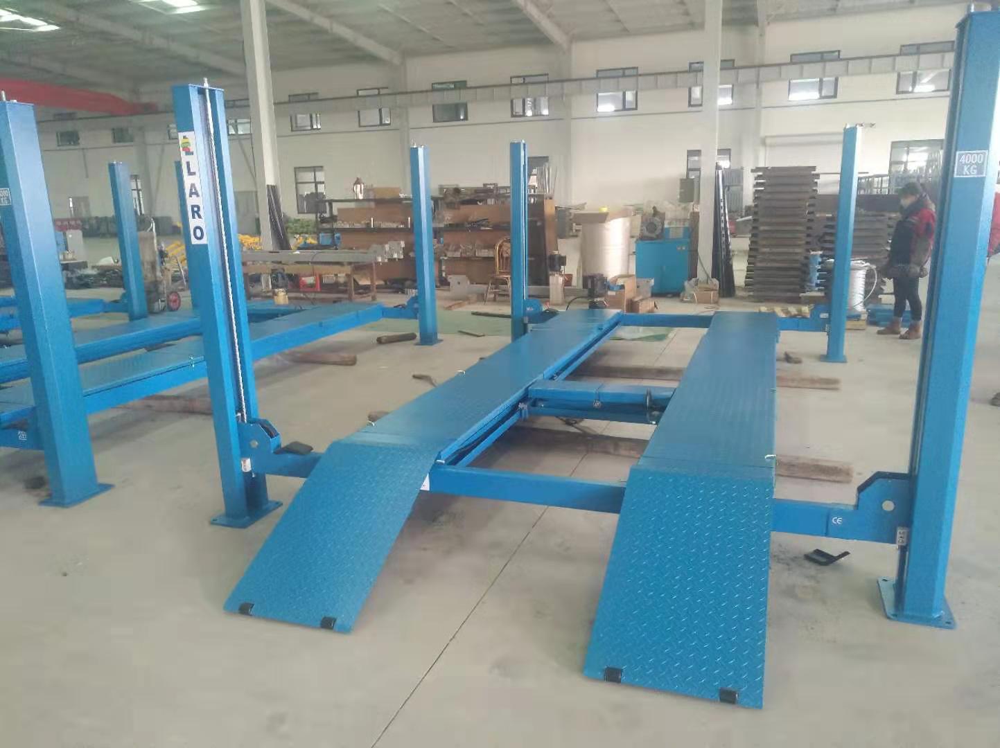 Four-column lift, automotive four-column elevator, automotive maintenance hydraulic equipment detail image 7