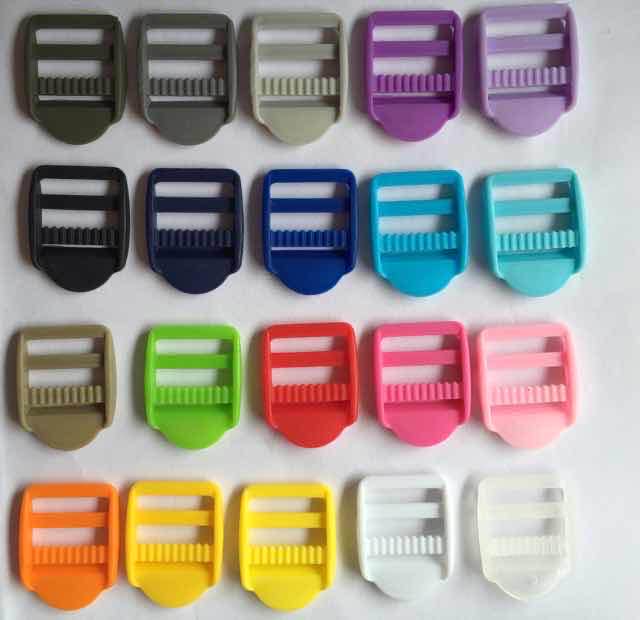 Factory direct selling adjustable plastic eye buckle case and bag accessories can be customized color eye buckle ladder buckle spot thumbnail