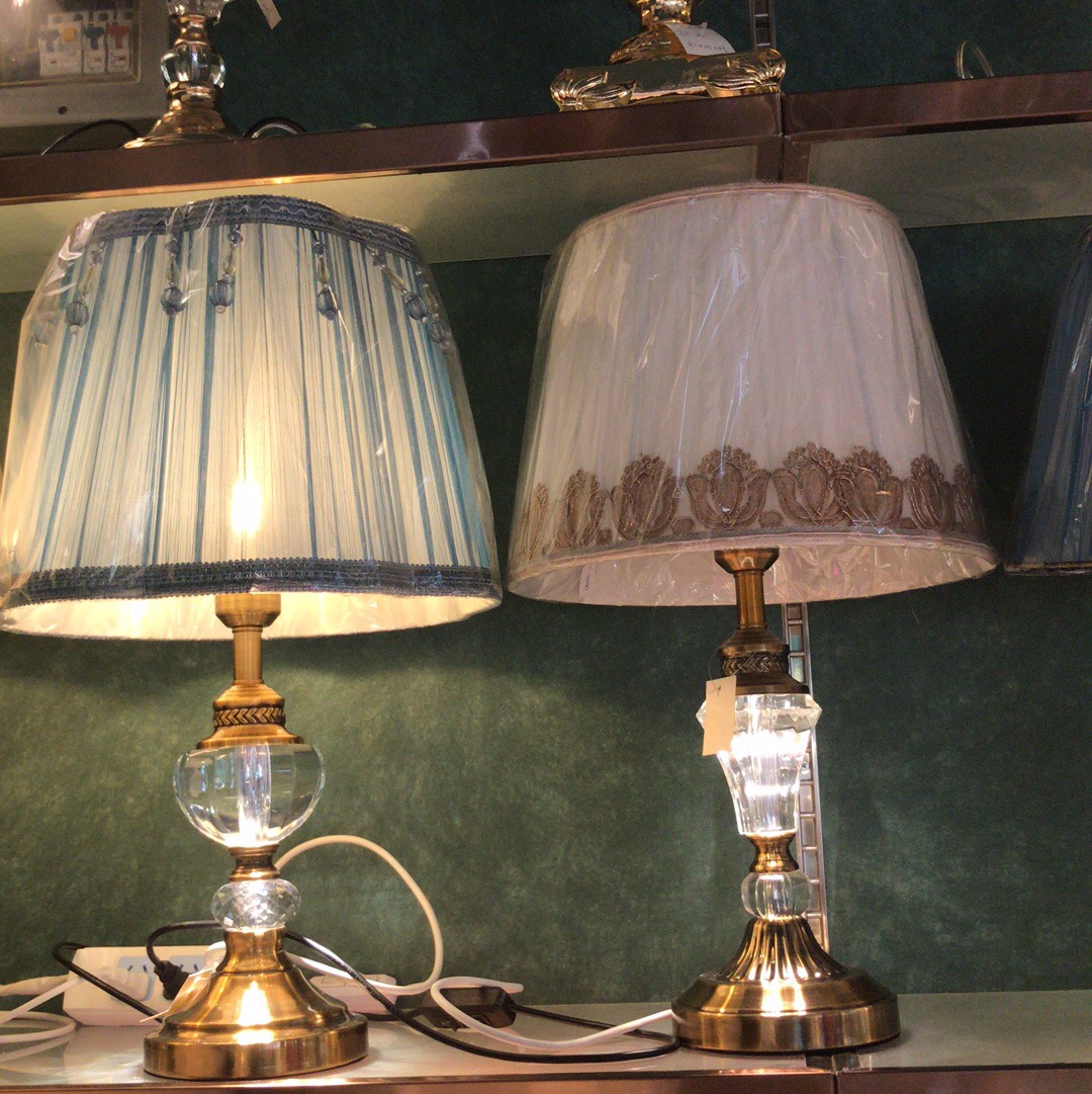 Hongxuan 7 ️ ️ crystal double switch desk lamp